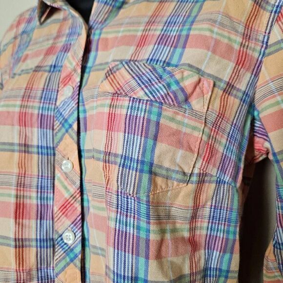 Eddie Bauer Plaid Button Up Shirt - Picture 2 of 7